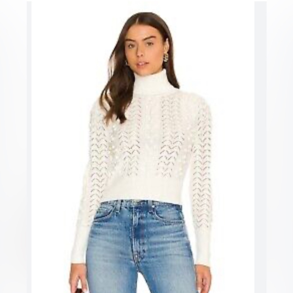 NWT Tularosa winter white turtleneck long sleeved sweater